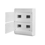 QUADRO SOBREPOR OURO BOX 24 DIN POR  STECK SCV24PO