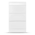 QUADRO EMBUTIR OURO BOX 36 DIN POR  STECK SCE36PO