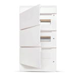 QUADRO EMBUTIR OURO BOX 36 DIN POR  STECK SCE36PO