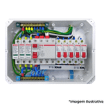 QUADRO EMBUTIR OURO BOX 24 DIN POR  STECK SCM24OBR
