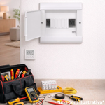 QUADRO EMBUTIR OURO BOX 08 DIN POR  STECK SCM8OBR