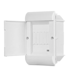 QUADRO EMBUTIR OURO BOX 05 DIN POR  STECK SCM5OBR
