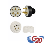 PLUGUE DE PORCELANA 3P 30A G20 PTP13033