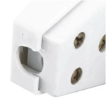 PLUGUE ANGULAR 2P+T 10A 250V BRANCO  TRAMONTINA 57402010