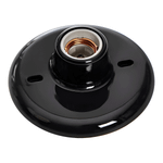 PLAFON E27 PRETO OPL ILUMINAÇÃO 3296