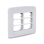 PLACA 4X4 6 POSTOS BR MILUZ BOSSA  SCHNEIDER ELECTRIC S3B77460