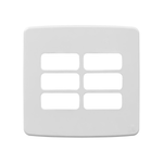 PLACA 4X4 6 POSICOES BRANCO COMPOSE WEG 13208242