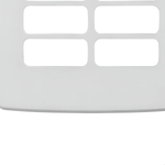 PLACA 4X4 6 POSICOES BRANCO COMPOSE WEG 13208242
