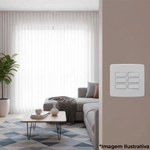 PLACA 4X4 6 POSICOES BRANCO COMPOSE WEG 13208242