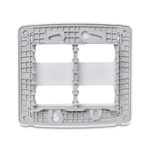 PLACA 4X4 4 POSTOS SEPARADOS BR MILUZ BOSSA  SCHNEIDER ELECTRIC S3B77440
