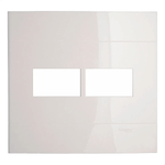 PLACA 4X4 2 POSTOS SEPARADOS BRANCO PURO DECOR  SCHNEIDER ELECTRIC PRM044421