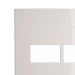 PLACA 4X4 2 POSTOS SEPARADOS BRANCO PURO DECOR  SCHNEIDER ELECTRIC PRM044421