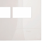 PLACA 4X4 2 POSTOS SEPARADOS BRANCO PURO DECOR  SCHNEIDER ELECTRIC PRM044421
