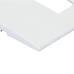 PLACA 4X4 2 POSTOS SEPARADOS BRANCO PURO DECOR  SCHNEIDER ELECTRIC PRM044421