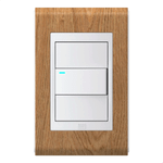 PLACA 4X2 3 POSTOS CONCEPT BRANCO/AVELA REFINATTO WEG 14078462