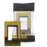 PLACA 4X2 3 POSTOS  CONCEPT PRETO/OURO REFINATTO WEG 13978176