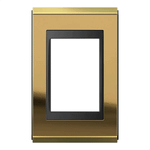 PLACA 4X2 3 POSTOS  CONCEPT PRETO/OURO REFINATTO WEG 13978176