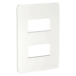 PLACA 4X2 2 POSTOS SEPARADOS BRANCO PURO DECOR SCHNEIDER ELECTRIC PRM044221