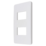 PLACA 4X2 2 POSTOS SEPARADOS BRANCO PURO DECOR SCHNEIDER ELECTRIC PRM044221