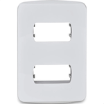 PLACA 4X2 2 POSTOS SEPARADOS BR MILUZ BOSSA  SCHNEIDER ELECTRIC S3B77120