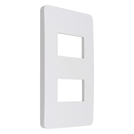 PLACA 4X2 2 POSTOS GAMMA SILVER ORION ESSENCE  SCHNEIDER ELECTRIC S730121274