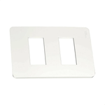 PLACA 4X2 2 POSTOS GAMMA SILVER ORION ESSENCE  SCHNEIDER ELECTRIC S730121274