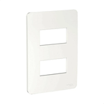 PLACA 4X2 2 POSTOS GAMMA SILVER ORION ESSENCE  SCHNEIDER ELECTRIC S730121274