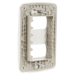 PLACA 4X2 2 POSTOS COM SUPORTE BRANCA  SCHNEIDER ELECTRIC S3B57220