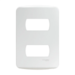 PLACA 4X2 2 POSTOS COM SUPORTE BRANCA  SCHNEIDER ELECTRIC S3B57220