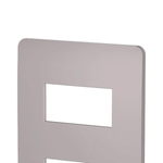 PLACA 4X2 2 POSTOS AXIS GREY ORION ESSENCE  SCHNEIDER ELECTRIC S730121224
