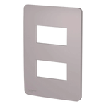 PLACA 4X2 2 POSTOS AXIS GREY ORION ESSENCE  SCHNEIDER ELECTRIC S730121224