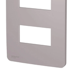PLACA 4X2 2 POSTOS AXIS GREY ORION ESSENCE  SCHNEIDER ELECTRIC S730121224