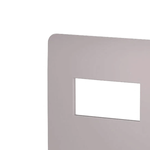 PLACA 4X2 2 POSTOS AXIS GREY ORION ESSENCE  SCHNEIDER ELECTRIC S730121224