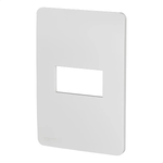PLACA 4X2 1 POSTO GAMMA SILVER ORION ESSENCE  SCHNEIDER ELECTRIC S730101274