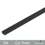 PERFIL SLIM SOBREPOR PRETO 3 METROS  GAYA 1219