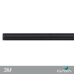 PERFIL SLIM EMBUTIR PRETO 3 METROS  GAYA 1212