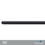 PERFIL SLIM EMBUTIR PRETO 3 METROS  GAYA 1212