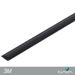 PERFIL SLIM EMBUTIR PRETO 3 METROS  GAYA 1212