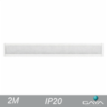 PERFIL SLIM EMBUTIR BRANCO IP20 2 METROS  GAYA 9343