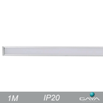 PERFIL SLIM EMBUTIR BRANCO IP20 1 METRO  GAYA 9342
