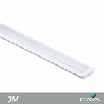 PERFIL SLIM EMBUTIR BRANCO 3 METROS  GAYA 1213