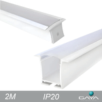 PERFIL EMBUTIR BRANCO IP20 36MM 2 METROS  GAYA 9207