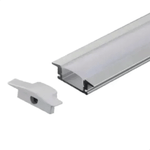 PERFIL DE EMBUTIR 26 X 17 MM 3M BRANCO OPL ILUMINAÇÃO 3400