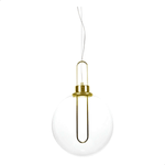 PENDENTE GHIANDA 30CMX46,5CM  1XLED 3W BIVOLT FRENCH GOLD/T BELLA ILUMINAÇÃO AC007E