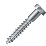 PARAFUSO MADEIRA SEXTAVADO 1/4X45MM ZINCADO JOMARCA 5238
