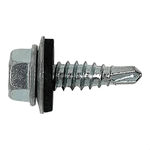 PARAFUSO JMC DRILL SEXTAVADO COM ARRUELA NEOPRENE PONTA BROCA 12X3/4 ZINCADO JOMARCA 26666