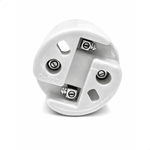 BOCAL E40 PORCELANA BRANCO 16A/0-500V DECORLUX MT2403