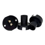 BOCAL E14 FIXO TERMOPLASTICO PRETO 1A/0-250V DECORLUX MT2025