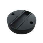BASE SOBREPOR LUMINARIA DE TRILHO REDONDO PRETO LUMINATTI LM951