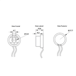 BASE G5 P/ LAMPADA TUBULAR T5 2A/0-250V C/ RABICHO DECORLUX MT0053